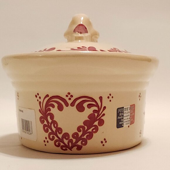 Vintage Soufflenheim Alsatian Alsace French Artisan Pottery BNWT TERRINE - Picture 4 of 8